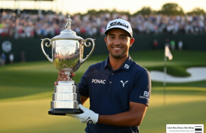 Aaron Rai Wins 2026 PGA Championship Aaron Rai holding the Wanamaker Trophy at the 2026 PGA Championship