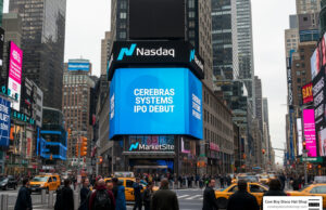 AI chipmaker Cerebras Systems debuts on public market Cerebras Systems IPO Nasdaq debut AI chipmaker
