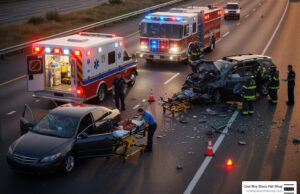 Beginner’s Guide to Medical Payments in US Auto Insurance medical payments auto insurance car accident scene with medical responders