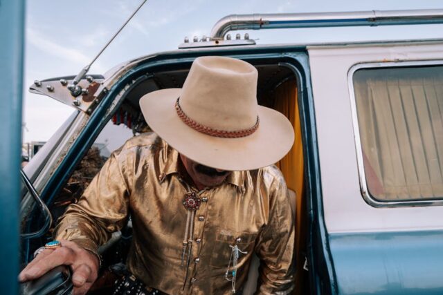 cheap-vs-premium-disco-cowboy-hats-what-to-buy?-image cheap vs premium disco cowboy hat at 2026 music festival