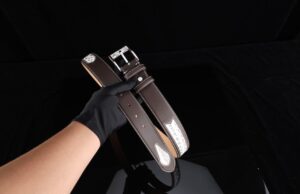 Custom Leather Cowboy Belts for Businesses and Events Custom leather cowboy belts with branded corporate buckles