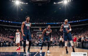 Detailed Reviews of the Top 10 NBA Leading Scorers NBA leading scorers in a packed arena under bright lights