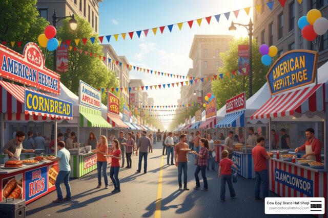 Food and Culture Upcoming U.S. Heritage Festivals vibrant street festival diverse food stalls