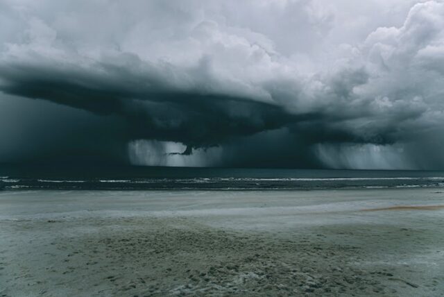 extreme weather threatening holiday plans storm damaged tropical resort