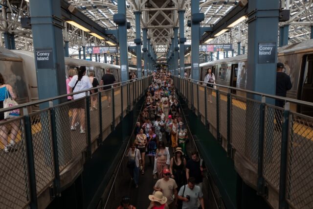 LIRR strike crowded platform service suspension May 2026