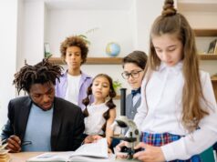 NextGen Science: Innovate, Experiment, Create NextGen Science students in a modern science lab with NGSS framework