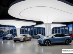 The 10 Most Valuable Automakers by Market Cap The 10 Most Valuable Automakers by Market Cap - futuristic electric vehicle showroom
