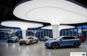 The 10 Most Valuable Automakers by Market Cap The 10 Most Valuable Automakers by Market Cap - futuristic electric vehicle showroom