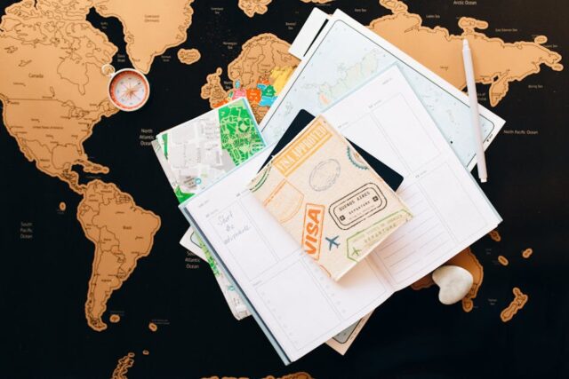 the-roadmap-navigating-destinations-budgets-and-itineraries-image travel planning map itinerary destinations budgets