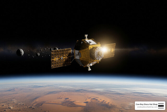 Psyche spacecraft approaching Mars gravity assist asteroid belt