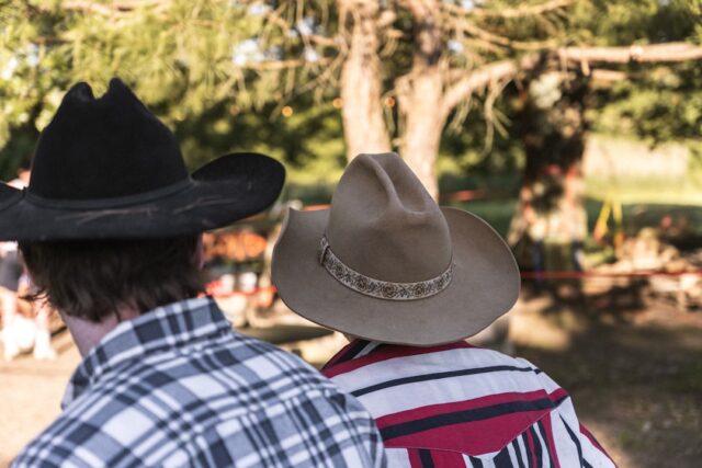 Disco Cowboy Hat vs Traditional Cowboy Hat side by side comparison